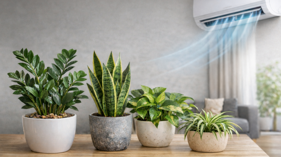 PLANTAS QUE SOBREVIVEM NO AR-CONDICIONADO LIGADO O DIA TODO