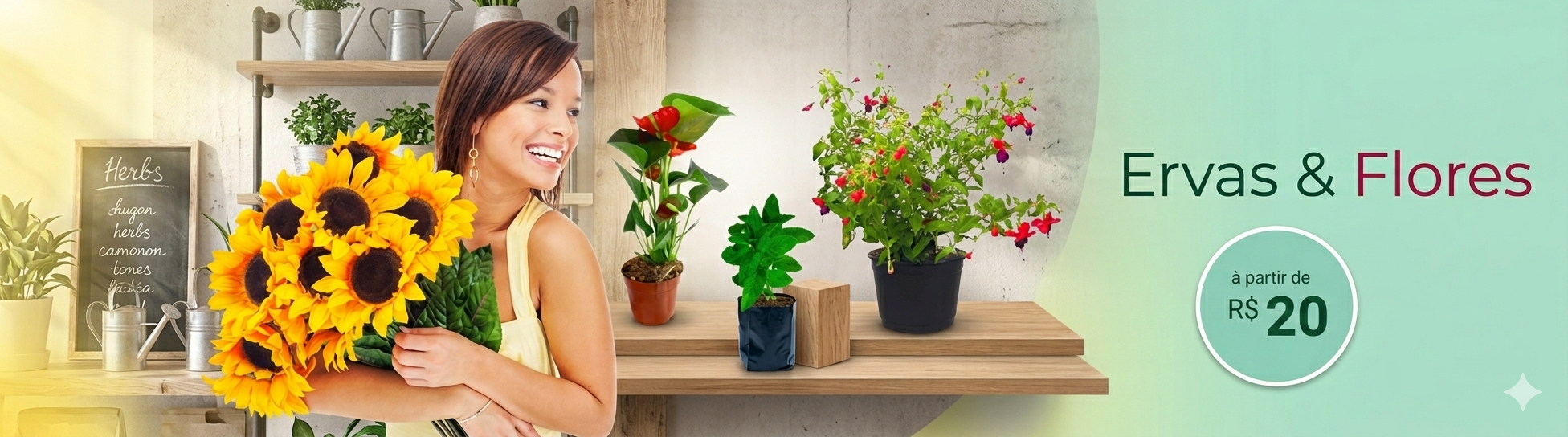 Ervas e Flores